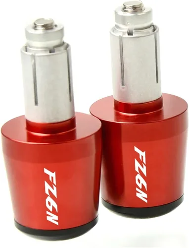 Miniatura 5 de Accesorios de motocicleta de 7/8 pulgadas 0.866 in manillar empuñaduras de manillar tapa de extremo de barra para Yamaha FZ6-N FZ6N 2004 2005 2006