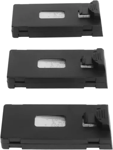 Miniatura 7 de 3 unids Drone Battery 1800 mAh 3.7 V, repuesto Lipo batería recargable 3.7 V 1800 mAh Quadcopter Drone batería para E88 E88Pro E100 E99 K3 K6 E89 P1