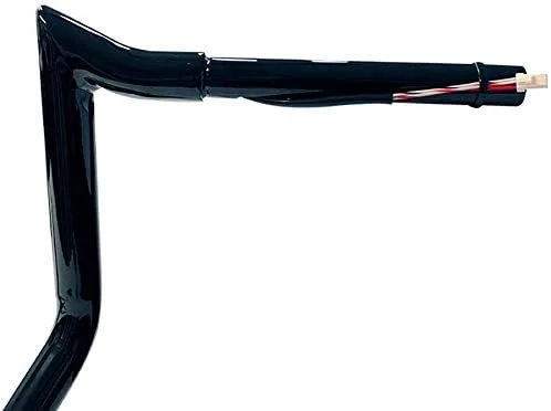Miniatura 4 de Dominator Industries Perchas de 1 1/4 pulgadas precableadas de 12 pulgadas para barra de gancho de carne, color negro, compatibles con Negro