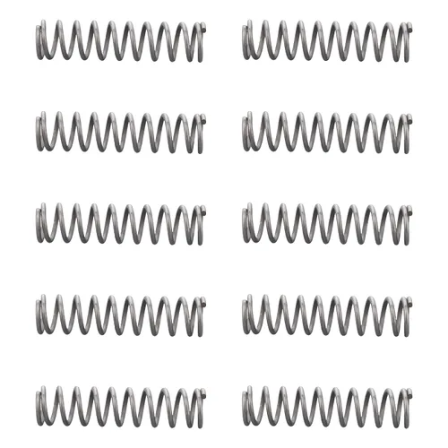 Miniatura 38 de MroMax 20Pcs Compressed Spring, 0.04" Wire Dia, 0.31" OD, 1.57" Free Length, Gray Black Spring Steel Extended Coil Compression Spring