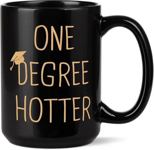 Miniatura 8 de Regalos de graduación para ella, él, taza de cerámica de 11 oz para un grado más caliente - 2026 divertida universidad, maestría, doctorado