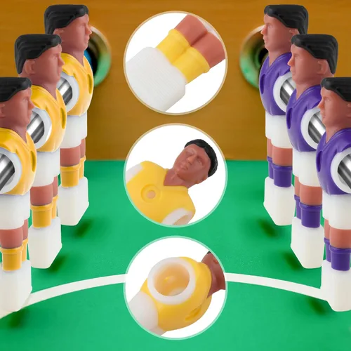 Miniatura 4 de Foosball Hombres Set Futbolín Jugador de Mesa de Fútbol Jugadores de Fútbol Piezas Jugador de Futbol