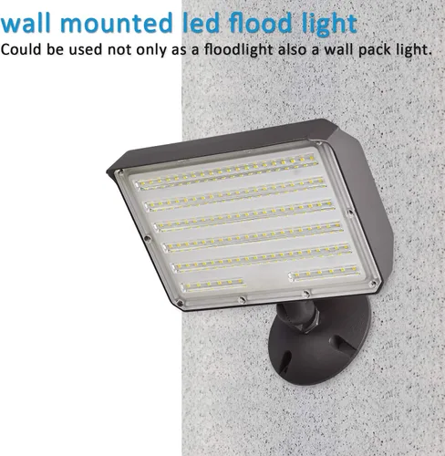 Miniatura 3 de Luz de inundación LED para exteriores de 80 W, del anochecer al amanecer, 5000K 10400LM AC100-277V 800W equivalente HID, listado ETL, IP65