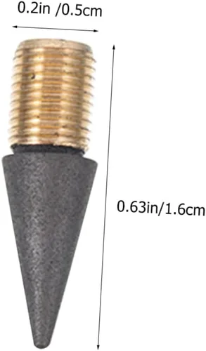 Miniatura 4 de Tofficu 20 lápices de repuesto con punta de lápiz ilimitada, punta ilimitada, bolígrafos infinitos, recargas, lápices de papelería, cabezales