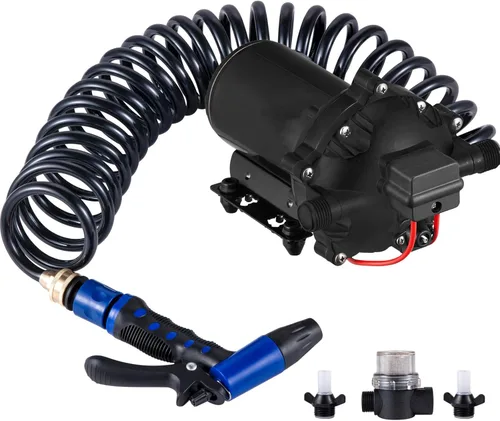 Miniatura 14 de VEVOR Bomba de Lavado, 12 V CC, 7 GPM 60 PSI, máx. 10 pies de elevación, bomba de agua autocebante, con válvula EPDM, colador universal de agua