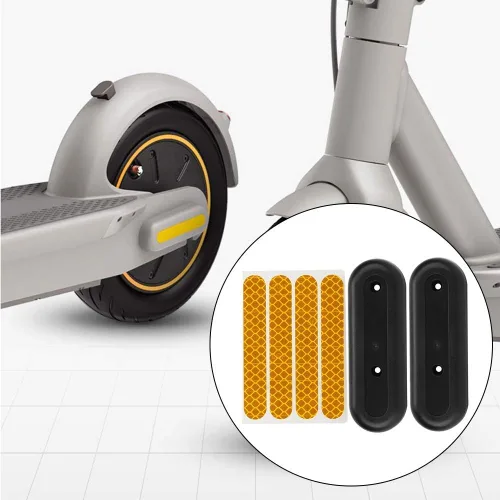 Miniatura 8 de Cubierta protectora para cubo de rueda y calcomanías reflectantes, carcasa protectora E-Scooter con adhesivo reflectante para G30