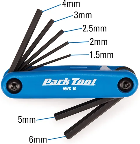 Miniatura 2 de Park Tool FWS-2 - Juego de llaves plegables, azul/verde