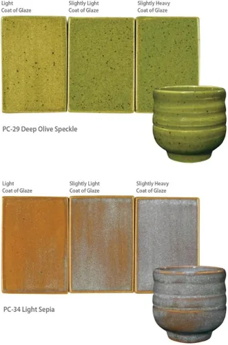 Miniatura 7 de AMACO Potter's Choice High Fire Glazes - Esmalte de 6 pintas, paquete de clase No. 3, 6 colores surtidos, cono de fuego medio alto en capas 5-6 (PC)