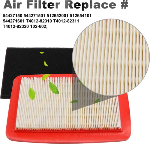 Miniatura 3 de 544271501 512652001 Filtro de aire de reemplazo para Red Max EBZ8500 EB7000 EBZ7500 EB8000 Reemplazo para Husqvarna 170BF 170BT 180BF 180BT 370BFS