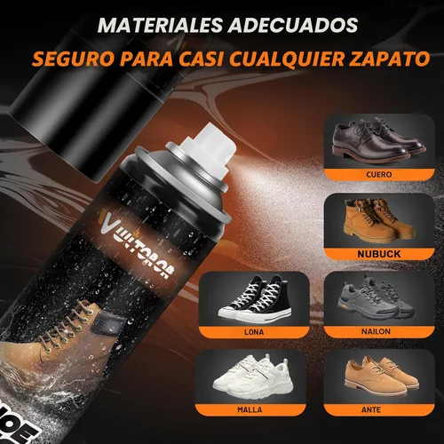 Miniatura 5 de WITOROR Spray Protector de Zapatos, 10.56 Oz, Protección Nano Resistente a la Lluvia y Manchas para Zapatillas, Cuero, Nobuck, Ante y Lona