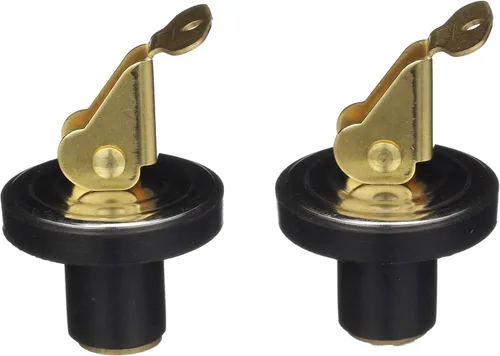 Miniatura 2 de Attwood 7534A3 Tapón de drenaje de latón Livewell/Bailer