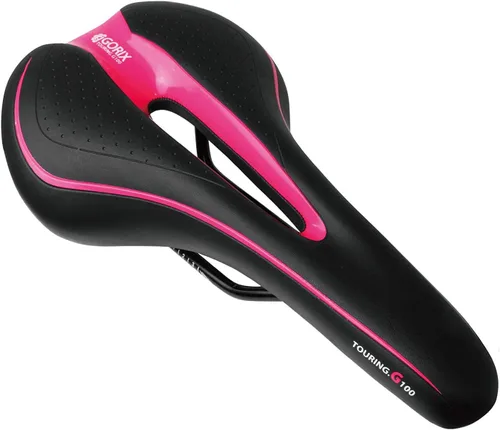 Miniatura 13 de Sillín GORIX para Bicicleta Cómodo con Cojín y Riel para Bicicleta de Montaña y Carretera para Hombres y Mujeres (GX-C19)