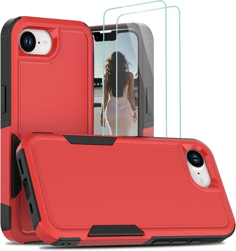 Miniatura 60 de Jeylly Funda para iPhone SE/Funda para iPhone 5S, Exterior de Plástico Duro que Absorbe Golpes + Interior de Silicona de Goma Defensor contra