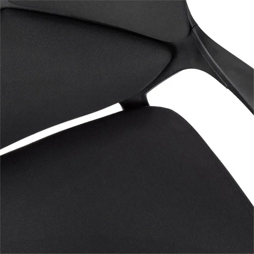 Miniatura 10 de Monarch Specialties Silla de oficina, color negro Tela negra/negro