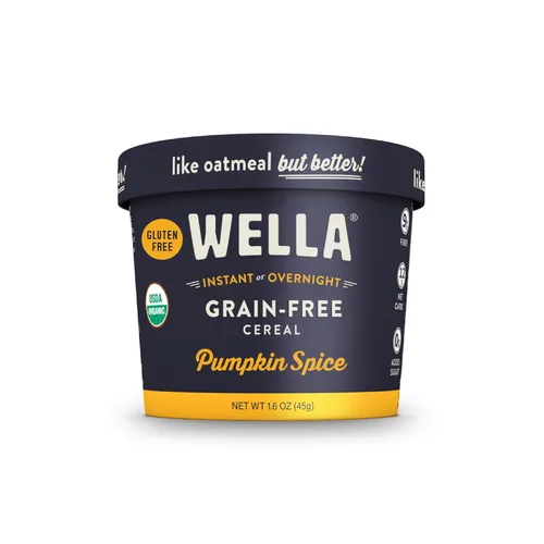 Miniatura 3 de Wella Alternativa de Avena de Cereales, Cereal Caliente para Desayuno Sin Gluten, Paleo Orgánico Sin Granos Vegano Alto en Proteínas Superalimento