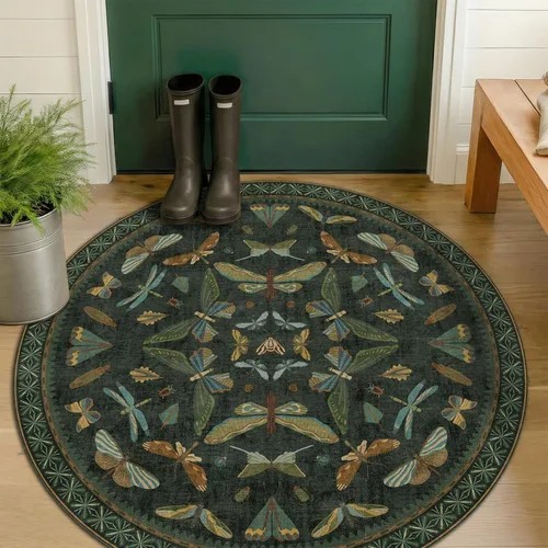 Miniatura 109 de Hazo Haus Alfombra de Baño Bohemia Lavable 2x3, Alfombras Pequeñas para Cocina, Tocador, Puerta Principal Entrada Interior, Antideslizante Pelo Bajo