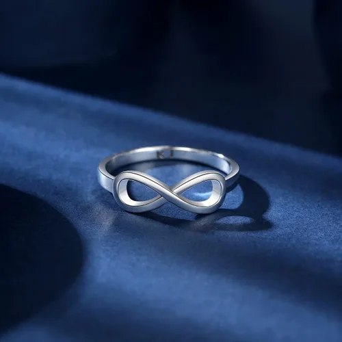 Miniatura 5 de Anillo infinito de amistad para mujeres, adolescentes, niñas, mejor amiga, 2 mejores amigas, mejores amigas, amigas, hermanas, promesa, mujer, ella