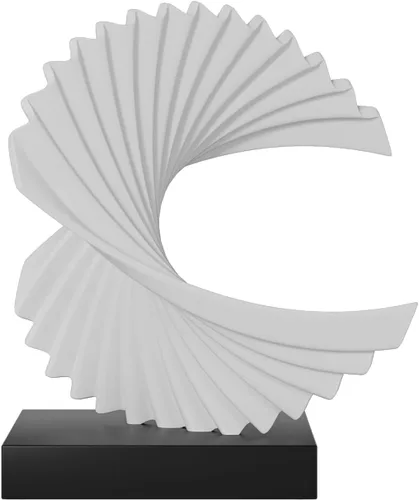 Miniatura 12 de Estatua abstracta para decoración del hogar, escultura de escritorio de oficina para hombres, adorno creativo de línea redonda para estantería