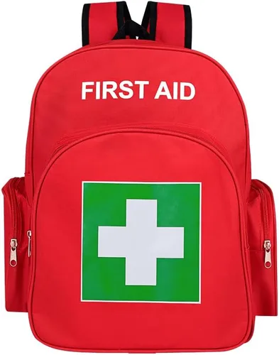 Miniatura 2 de Bolsa de emergencia roja Mochila de primeros auxilios vacía bolsa de primeros auxilios médica tratamiento de primeros auxilios bolsas de trauma