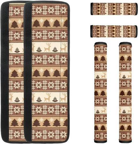 Miniatura 29 de 6 fundas para manija de puerta de refrigerador de Acción de Gracias, cubierta de manija de nevera de otoño, hoja de arce, protector de manija