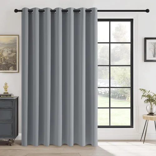 Miniatura 80 de RYB HOME - Cortinas opacas para patio - Cortinas con ojales sólidos, paneles de ventana grandes, eficiencia energética, cortinas de privacidad