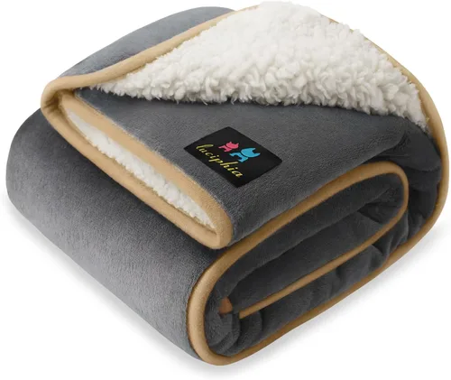 Miniatura 8 de Luciphia - Manta impermeable para mascotas, manta líquida a prueba de orina para perros para sofá, cama, funda protectora reversible de forro polar
