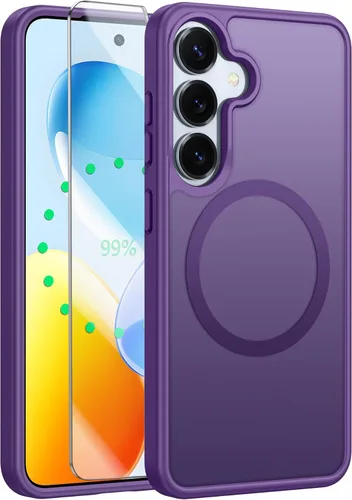 Miniatura 103 de FNTCASE Funda para iPhone 13 Pro: Fundas magnéticas translúcidas mate delgadas con protector de pantalla de vidrio templado