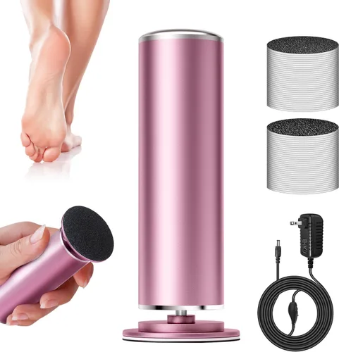 Miniatura 10 de krofaue Removedor Eléctrico de Callos para Pies para Mujeres - Lima Eléctrica para Pies de 1200rpm Removedor de Callos con Rayas Antideslizantes, 60