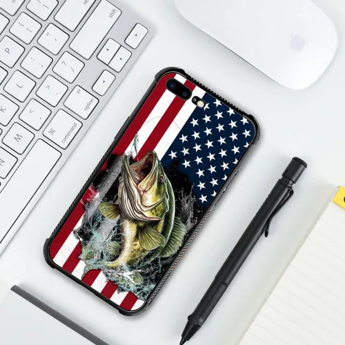 Miniatura 108 de DAIZAG Compatible con iPhone 13 Pro Max, Funda de TPU Protectora Anti-Arañazos Todo En Uno, Fundas para Hombre Mujer - Motivo de Madera Americana