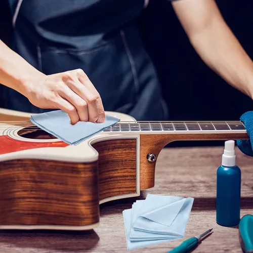 Miniatura 5 de Paño de limpieza para flauta, paño de limpieza de microfibra para violín, paño de limpieza suave sin pelusa para flauta, violonchelo, viola