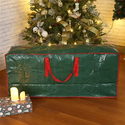 Miniatura 3 de Bolsa de almacenamiento para árbol de Navidad de Sattiyrch, se adapta a árboles desmontados de hasta 7.5 pies, con asas reforzadas duraderas y doble
