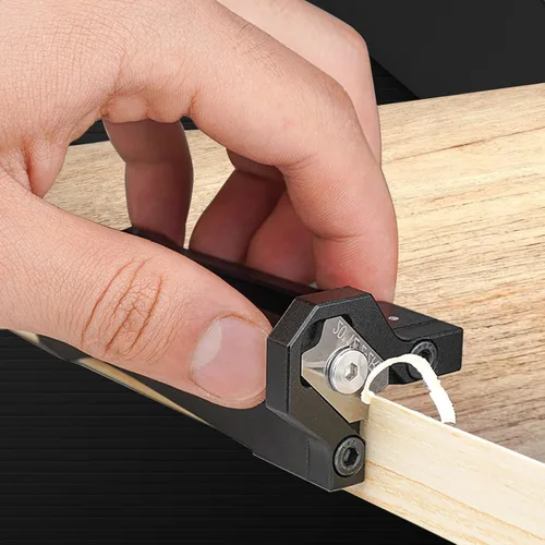 Miniatura 6 de Herramientas manuales para recortar bordes de carpintería Herramientas manuales de aleación de aluminio Cepilladora de esquina de borde Bandas