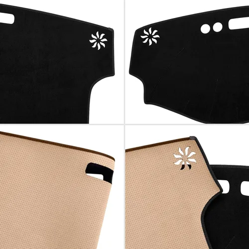 Miniatura 6 de SPEEDWOW Cubierta Alfombrilla para Tablero de Instrumentos Tapete Alfombra Compatible para Toyota Camry 2002-2006 Alfombrilla para Tablero Cubiertas