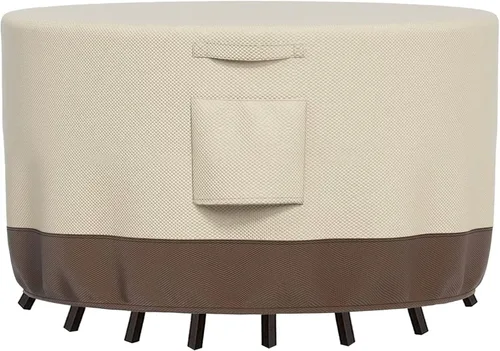 Miniatura 8 de Fundas impermeables para patio al aire libre para muebles de patio, 600D, resistentes a los rayos UV, resistentes a los rayos UV, fundas