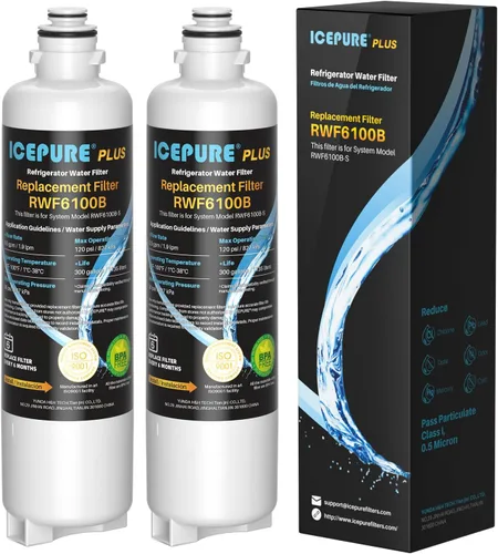 Miniatura 10 de ICEPURE Alkaline BORPLFTR50 - Filtro de agua para refrigerador de reemplazo para Bosch Ultra Clarity Pro 11032531, 12033030, BORPLFTR55, 12028325