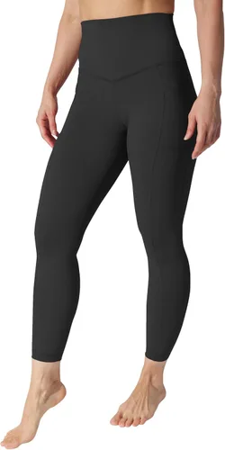 Miniatura 2 de 90 Degree By Reflex Leggings de tobillo con control de abdomen y cintura súper alta y elásticos a prueba de sentadillas con bolsillos