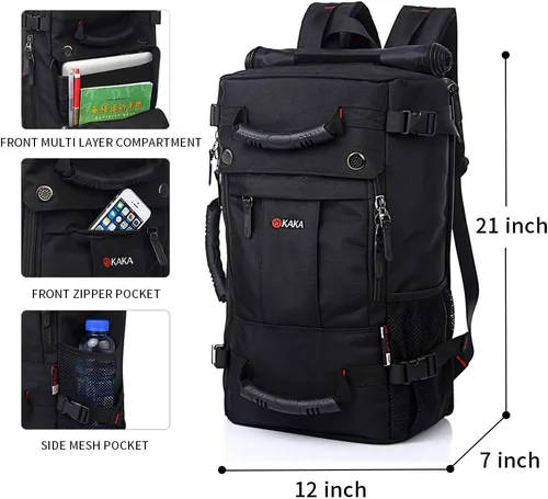 Miniatura 2 de Mochila de viaje para senderismo KAKA, para bolsa de dormir, exteriores, campamento y multipropósito N. 2020.
