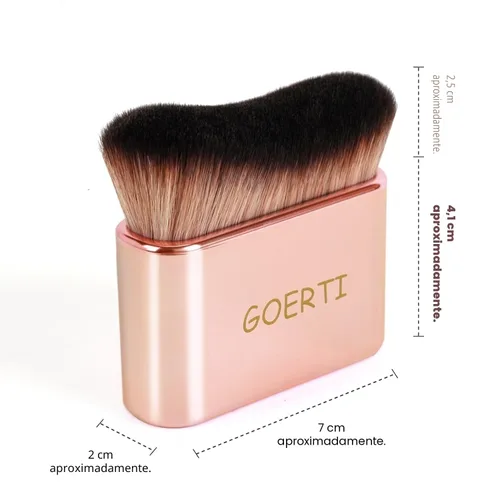 Miniatura 4 de Brocha profesional de maquillaje corporal, brocha de maquillaje Kabuki, brocha autobronceadora, aplicador de autobronceador, cepillo bronceador