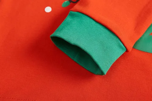 Miniatura 6 de Pijamas de Navidad para niños pequeños y niñas, 100% algodón, dinosaurio, estrellado, ropa de dormir de manga larga, 2 piezas, ropa para niños