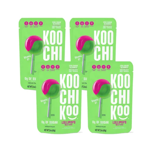 Miniatura 9 de Koochikoo Paletas sin azúcar con vitamina C, sandía, 10 unidades (paquete de 10)