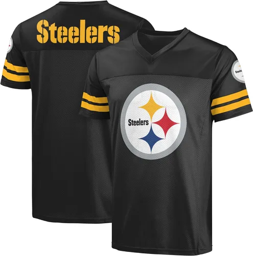 Miniatura 7 de FOCO NFL Camiseta para Hombre con Logo Oficial Wordmark para Día de Juego de Fútbol Americano Cuello en V (Miami Dolphins - Aqua)