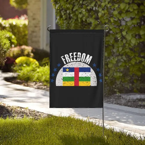 Miniatura 2 de The Central African Republic Flag And Freedom Garden Flag 28"x40" Inch Double Sided Garden Flags Home Lawn Outdoor Decor Flags Party Banner Welcome
