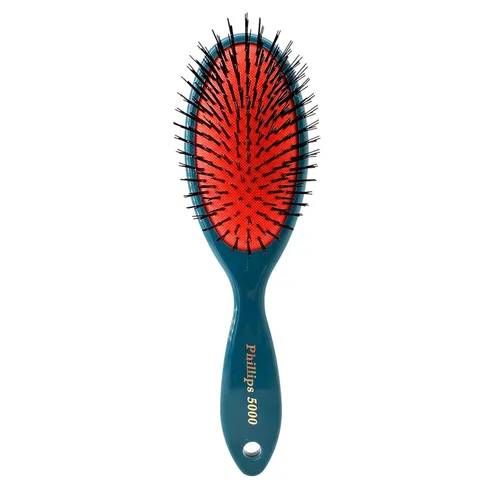 Miniatura 4 de Phillips Brush Paquete combinado de cepillos de pelo de 3000 + 5000 cojines, tamaño monedero + cepillos de tamaño completo, color verde azulado