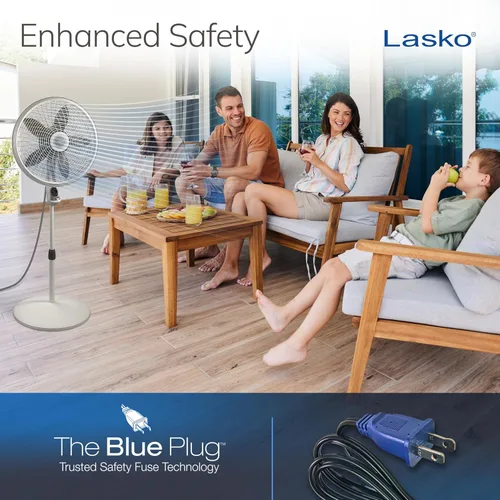 Miniatura 6 de Lasko - Ventilador de pie ciclónico con control remoto 1885
