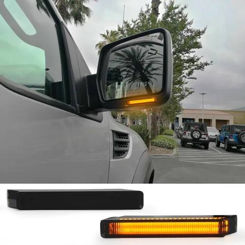 Miniatura 8 de Luces LED de señal de giro para espejo lateral Compatibles con Ford F150 2004-2014 Lámparas Reflectoras Raptor 2010-2014 Expedition 1997-2007 Luces