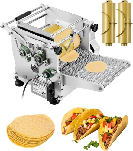 Miniatura 11 de VEVOR Prensa para Tortillas, Máquina para Tortillas y Roti de 8 Pulgadas, Prensa Tortilladora de Hierro Fundido Resistente, Máquina Pataconera