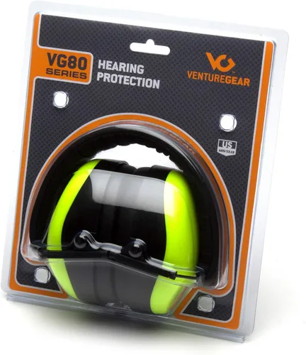 Miniatura 5 de Venture Gear VG80 Series Orejeras de protección auditiva para adultos, color naranja Hi Vis, carcasa VG (Modelo: VGPM8041C)