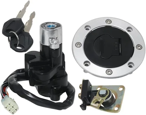 Miniatura 2 de Interruptor de encendido Cubierta de tapa de gas Llave de bloqueo de asiento para Suzuki GSX1200 FSW/FSX, GSX400 FSV/FSK1(GK7B) Inazuma para Suzuki