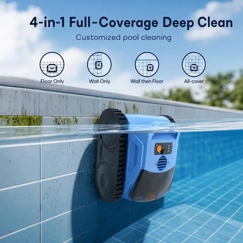 Miniatura 5 de (2025 Mejora) Aspiradora de Piscina para Piscinas Enterradas, Limpiador Robótico de Piscina, Limpiador de Piscina que Sube por las Paredes, Limpia