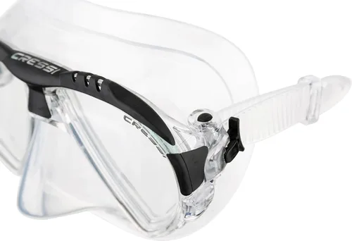 Miniatura 3 de Cressi Matrix Adult Scuba Diving, Snorkeling, and Freediving Masks- Matrix: Made in Italy Claro/Negro